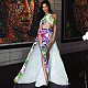 Sexy Wrapped Chest Prints Slits Long Dress BN-9021