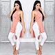 Sexy Backless Sleeveless Slits Irregular Mini Dress BN-9006