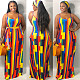 Stylish Tie-dye Sleeveless Loose Straps Maxi Dress XMY-9183