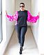 Casual Women Hubble-bubble sleeve Patchwork Tops MOF-5135