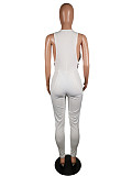 Sexy Hollow Out Sleeveless Tight Jumpsuit MK-2010