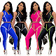 Vogue Women Sleeveless Bodycon Sporty Two Pieces Outfits BY-3503