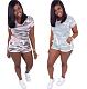 Fashion Camouflage Prints 2 Pieces Shorts Sets LUO-3055