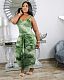 New Tie-Dye Round Neck Sleeveless Plus-Size Dress HGL-1361