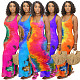 Wrapped In Tie Dye Dress HGL-1352