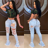 Fashion Sexy Slim Fit Open Back Tie Crop Top FSX-172