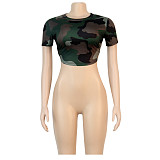 Fashion Sexy Slim Fit Open Back Tie Crop Top FSX-172