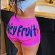 Sexy Multicolor Pattern Print Low Waist Tight Shorts SHD-9288