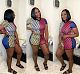Check Print Contrast Color Round Neck Short Sleeve Shorts Two-piece Set XY-9029