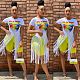 Fashionable Printed Round Neck Short Sleeve Tassel T-shirt FSL-098