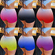 Gradient Color Elastic Waistband Summer Sport Shorts ML-7349
