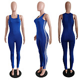 Sexy Slim Solid Color Sleeveless Jumpsuit ABL-4015