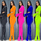 Women's Personality Lines Show Thin Movement Two-piece Set MAE-2053