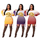 Gradual Change Sexy Lip Print Waist Band Dress BER-8011