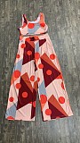 Strapless Wrap Bra Printed Wide Leg Pants Set JLY-19050