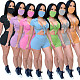 Button Bandage Hollow Out Dew Waist Romper With Mask LA-3197