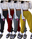 Women's Solid Color Elasticated Waist Slacks LUO-3101