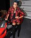 Personalized Printed Jacket Straight Leg Shorts Two-piece Set LSL-6378
