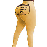 Women Sexy Graphic Print Tight Buttock Lift Yoga Pants SHD-9328