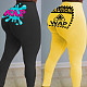 Women's Pattern Printed Skinny Carry Buttock Yoga Pants SHD-9437