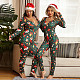 Spandex Body-hugging Long Sleeve Christmas Jumpsuit OSS-20881