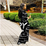 Trend Halloween Full-length Position-print Dress ABL-6610