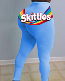 Snickers Candy Snack Printed Skinny Yoga Pants SHD-9442