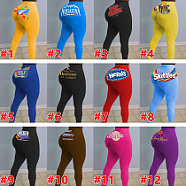 Snickers Candy Snack Printed Skinny Yoga Pants SHD-9442