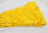 Autumn Solid Color Off-Shoulder Dew Navel Drape Two-piece Set SFY-163