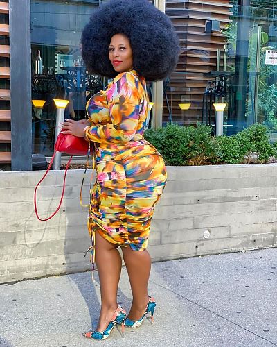 Autumn Irregular Printed Long Sleeve Drawstring Ruffled Dress JLY-19114