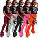LFlare Bell Bottom Ruched Trousers Draped Jogger Pants Sweatpants X-6877