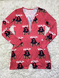 Hot Sales Patterned Long Sleeve Middle Waist Onesies SHD-9330