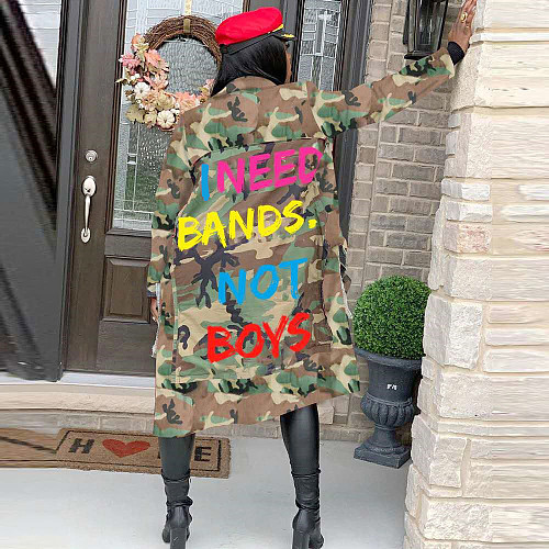 I Need Bands Camo Jacket SH-390015