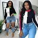 Matching Colour Round Neck Long Sleeve T-shirt BGN-120