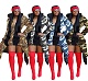 Leopard Camouflage Print Hooded Long Sleeve Irregular Coat XMY-9220