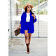 Casual Solid Color Long Sleeve Lapel Coat Shorts 2 Piece Set BS-1236