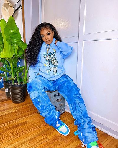 Fall New Astronaut Printed Long Sleeve Hoodie SD-1082