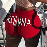 Sexy Women Smallclothes Pattern Printed Bodycon Shorts SHD-9454