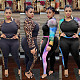 Printed Stitched Long Sleeve T-shirt Pant Plus Size Outfit NY-2016