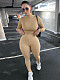 Long Sleeve Crop Tops Tshirt Leggings Pants Bodycon Tracksuit BLG-062449