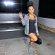 Women Elegant Sequin Long Sleeve Glitter Cardigan Outerwear OSS-21023