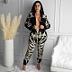 Autumn Woven Ribbon Long Sleeve Cardigan Dark Jacket BNY-7142