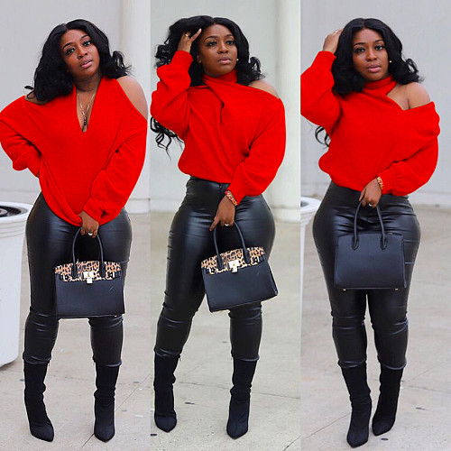 Halter Off Shoulder Back Crisscross Women Top  WSM-5123