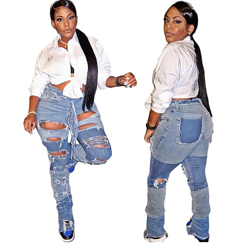 Danger Zone Denim Bottoms HSF-2331