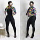 Camouflage Print Long Sleeve Loose-fitting Denim Jacket LX-6088