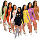 High Stretch Hollow Out Skinny Romper+Bra Sexy 2 Pieces OSM-4326