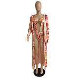 Sexy Print Bandage Monokini Beach Wear Swimming Suit 2Pieces CN-0095