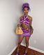 Women's Wrapped Chest Tops Mini Skirts Nightclub Two Piece Set WSM-5226