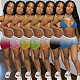 XS Beach Swimsuit Bra Crop Top Bikinis Mini Skirts 3 Piece Set AL-241