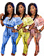 Tie-dye Off Shoulder Crop Top Long Pants Two Piece Outfits WSM-5006